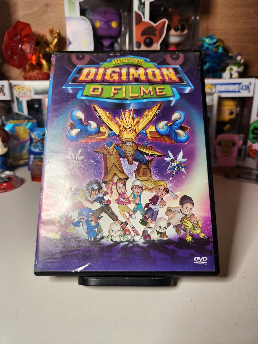 Digimon O Filme DVD - Vibrant Purple Cover Art